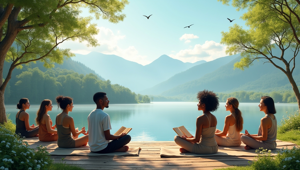 Team illustration representing three lifestyle guidance specialists